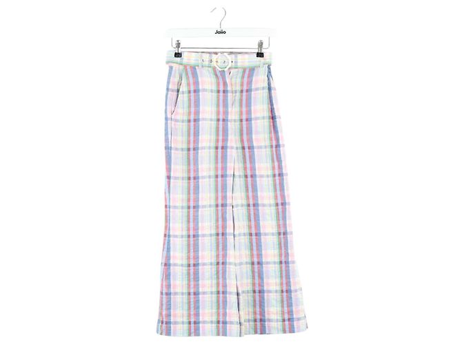 Zimmermann Pantaloni larghi in cotone multicolore