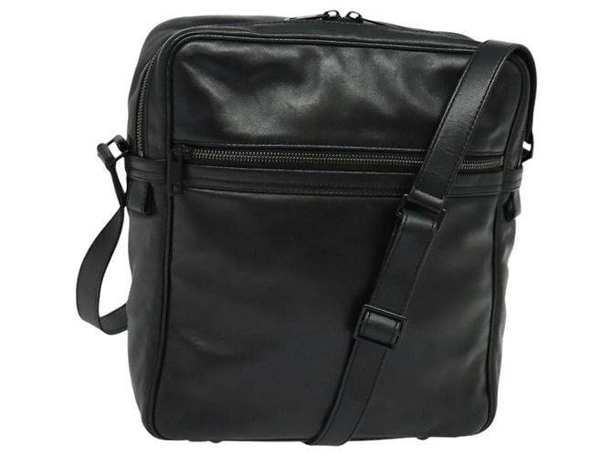 LOUIS VUITTON Sac Clarkson Monogram Différence Cuir Noir M92402 Auth BA4980