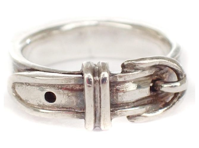 Ring Hebilla de Cinturón Hermès Anillo Plata 925