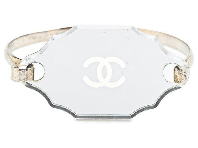 Timeless Bracciale Specchio Coco Mark di Chanel Argento
