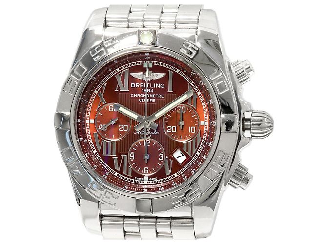 Relógio Chronomat com mostrador marrom Breitling AB0110