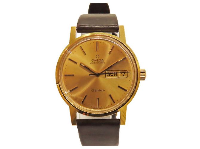Omega Gold Geneve Automatic Watch 1660.117 Golden