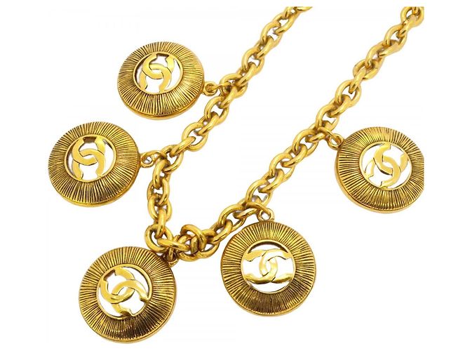 Collar en círculo Coco Mark de Chanel Dorado