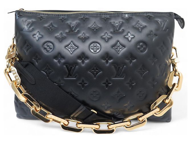 NEUF SAC A MAIN LOUIS VUITTON COUSSIN MM CUIR MONOGRAM EMPREINTE HAND BAG
