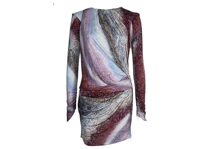 Vestido estampado de seda Peter Pilotto Multicolor