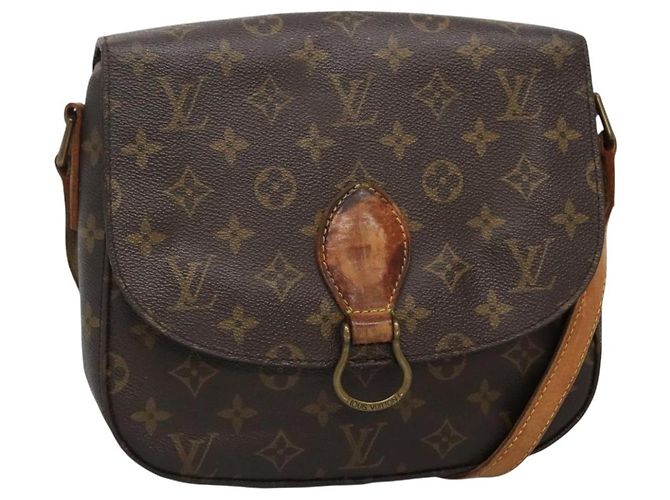 LOUIS VUITTON Bolsa de Ombro Monogram Saint Cloud GM M51242 LV Auth 131119 Monograma