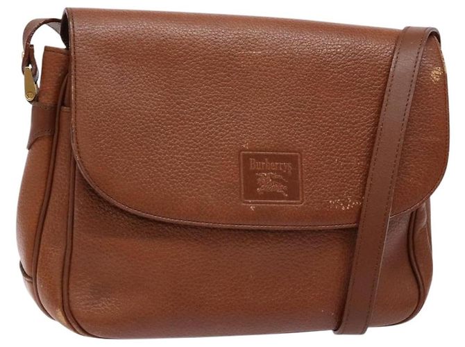 Autre Marque Borsa a Spalla Burberrys in Pelle Oro Marrone Auth ep10267 D'oro