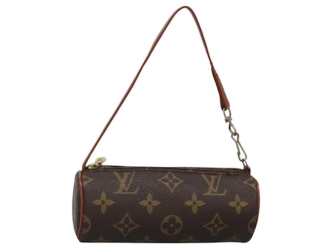 LOUIS VUITTON Monogram Papillon Pouch LV Auth BA4918 Cloth  ref.2465143