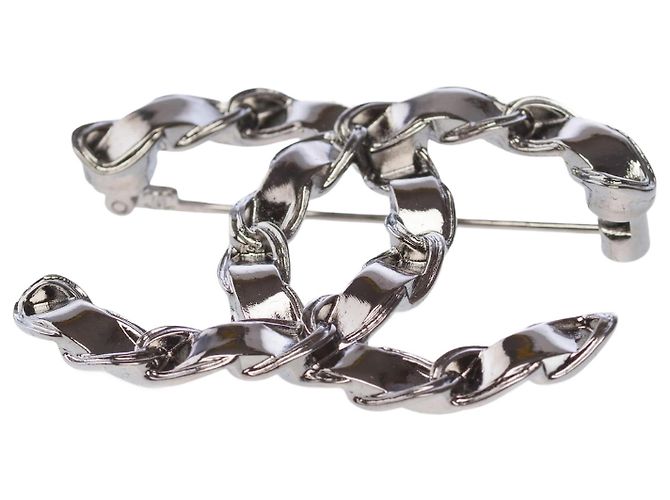 Bijoux CHANEL CC em Metal Prata - 102816