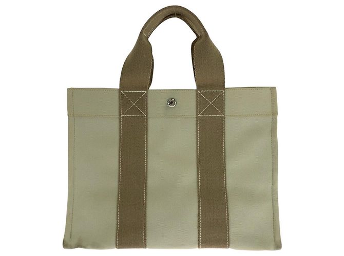 Bolsa tote em canvas Bora Bora PM da Hermès Marrom Bege