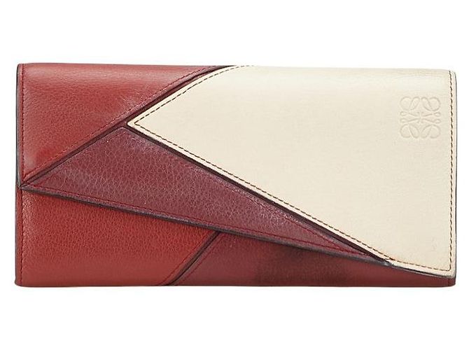Cartera larga de cuero Loewe Puzzle