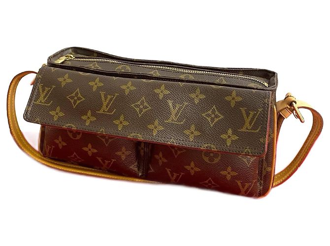 Borsa a Spalla Monogram Viva Cite di Louis Vuitton Marrone