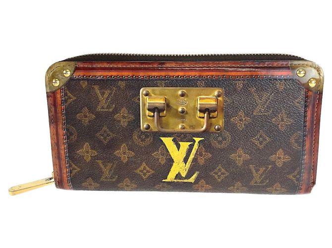 Carteira Zippy em Canvas Monogram Louis Vuitton Marrom