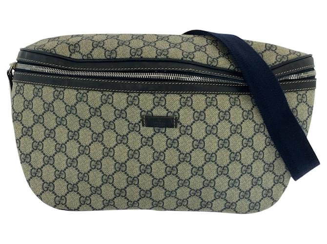 Gucci GG Supreme Canvas Shoulder Bag Brown Beige Cloth  ref.2467170