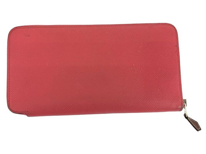 Portefeuille Long Azap Silk'in d'Hermès Rose