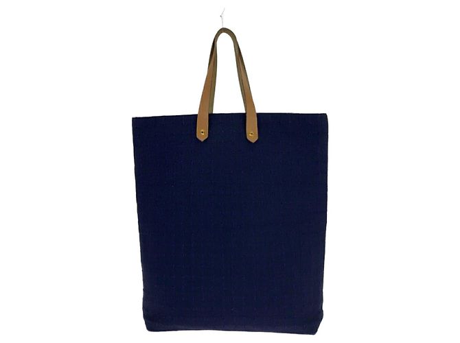 Hermès Amedaba GM Canvas-Leder Tote Lila