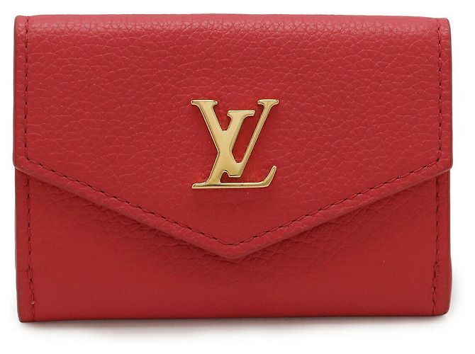 Billetera Compacta de Cuero Louis Vuitton Rosa