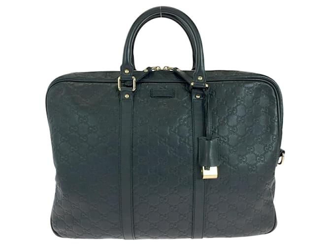 Gucci Leather Guccissima Handbag Black Pony-style calfskin  ref.2468757