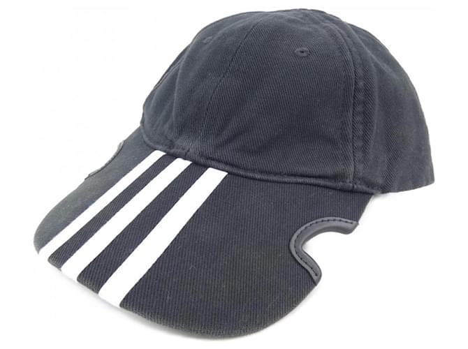 Everyday Boné Balenciaga ADIDAS Preto Algodão  ref.2468842