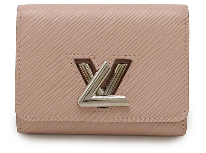 Louis Vuitton Epi Leather Twist Compact Wallet Pink Pony-style calfskin  ref.2468926
