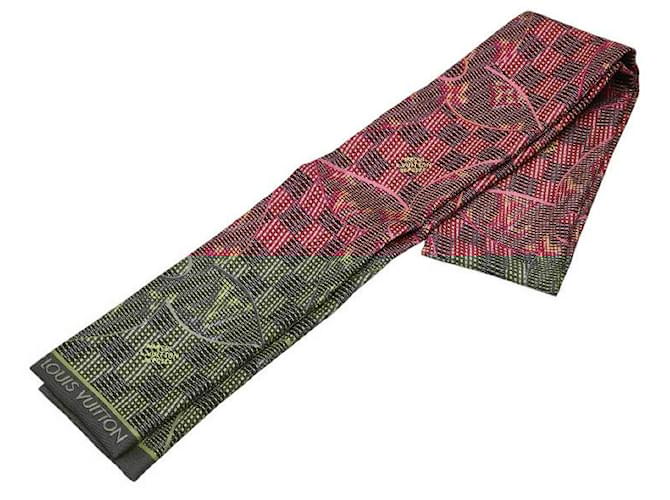 Louis Vuitton Bandeau Monogram LV Pop Silk Scarf Pink  ref.2469428