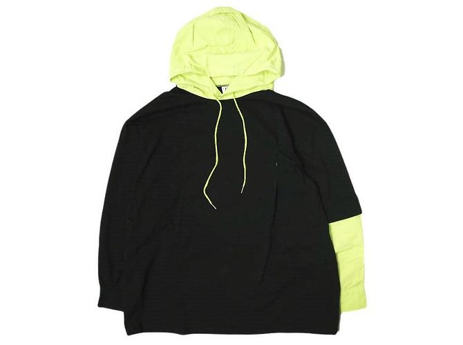 Autre Marque Schicht-Hoodie aus Baumwolle und Polyester ADD SEOUL Schwarz Golden