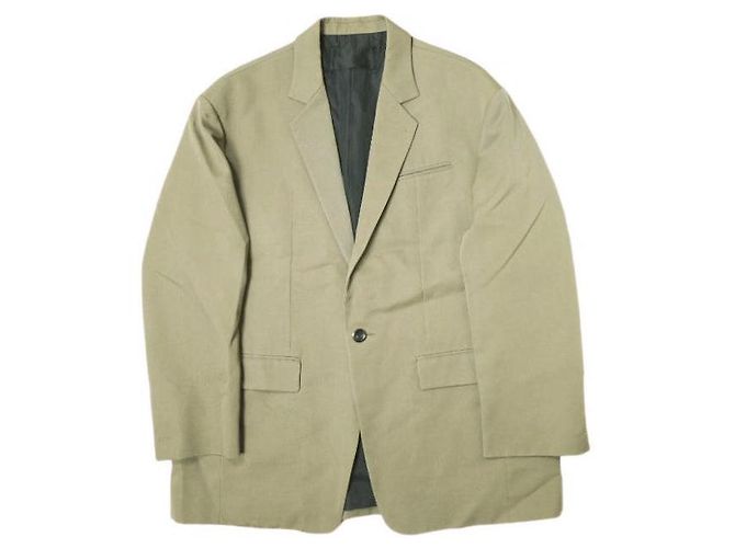 Autre Marque Giacca over size in lana Verde Cachi