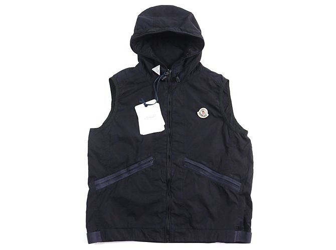 Moncler TOUQUES GIUBBOTTO Nylon Jacket Blue Navy blue