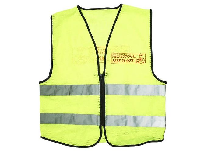 Autre Marque Mesh-Weste BEER SLAVE 24SS Golden Gelb