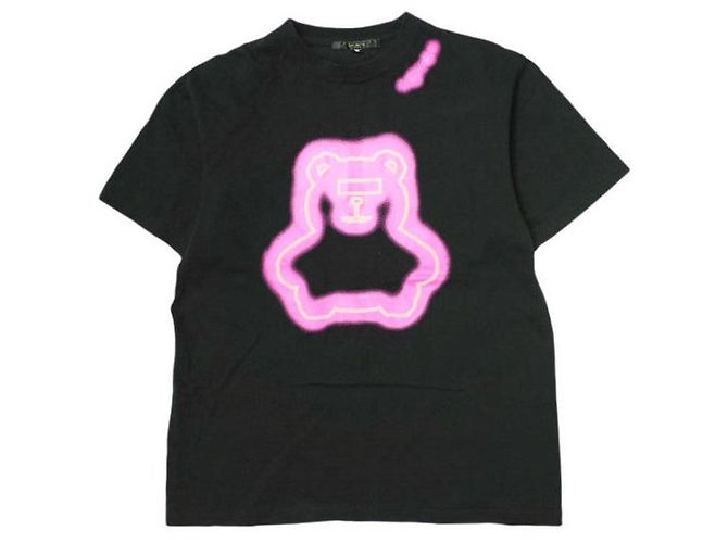 Autre Marque Camiseta de algodón STUD MUFFIN Neon Bear Negro