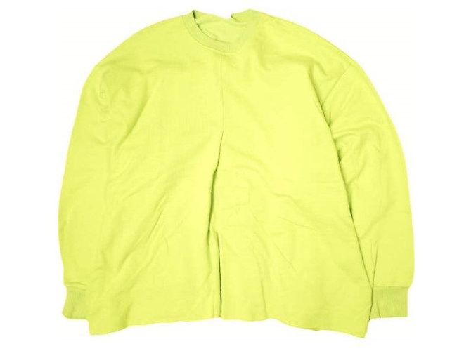 Autre Marque Oversize Sweatshirt ADD SEOUL aus Baumwolle Polyester Golden Grün