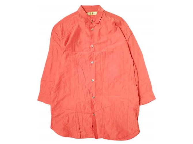 Autre Marque Camisa de popeline de algodão e nylon Robes&Confections Laranja