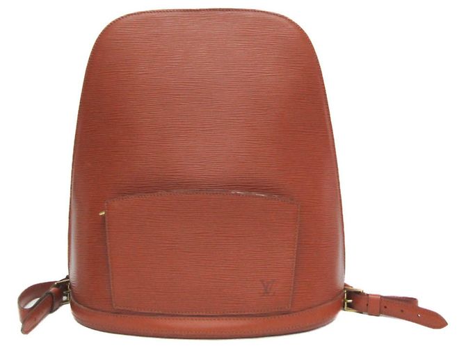 Louis Vuitton Epi Gobelin M52293 Women's Backpack Brown