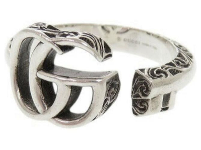 Anello Doppio G Gucci Argento