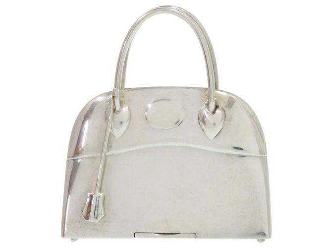 Hermès Bolide Pill Case Silvery