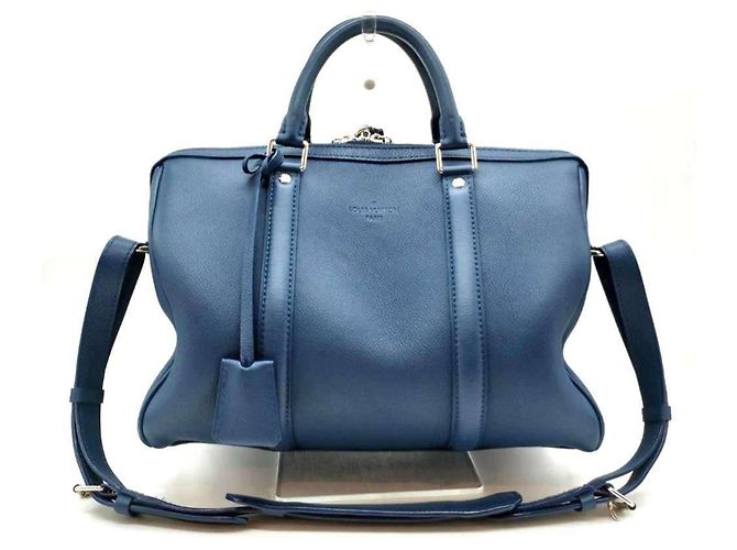 Sac Mini Boston SC Sofia Coppola de Louis Vuitton Bleu Bleu Marine