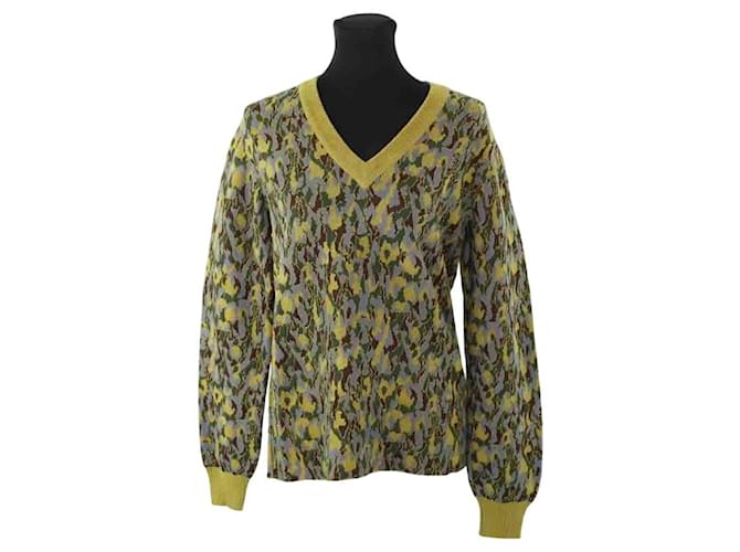 Alaïa Grüner Wollpullover 