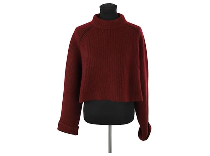 Céline Bordeaux Kaschmirpullover 