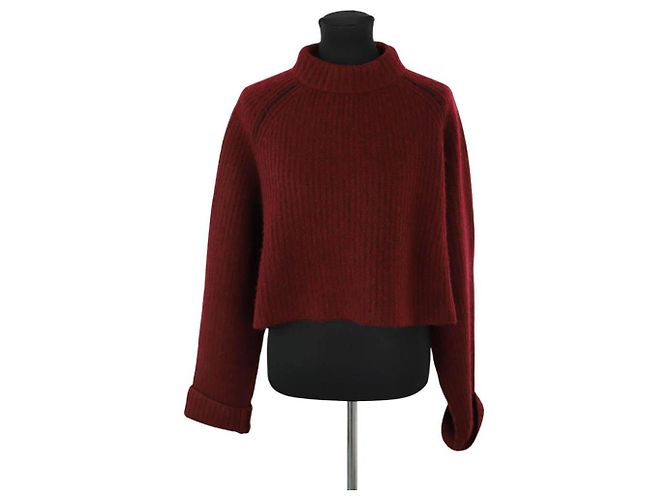 Céline Pull en cachemire bordeaux