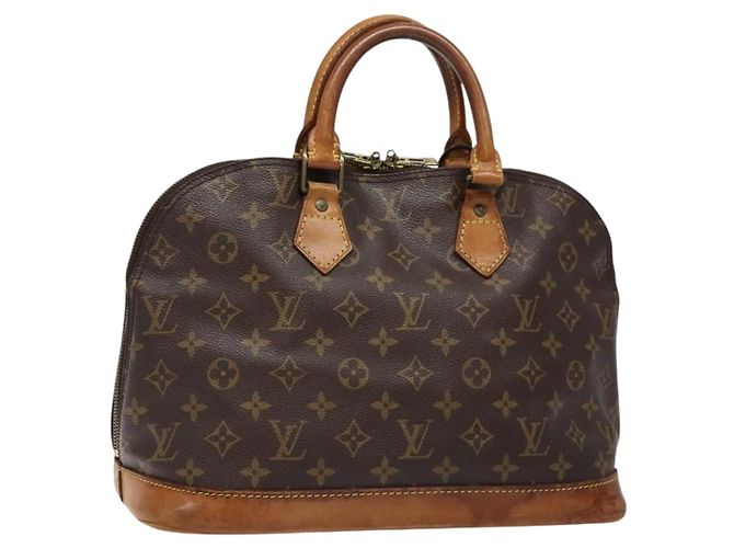 LOUIS VUITTON Monogram Alma Handtasche M51130 LV Auth 139783 Monogramm