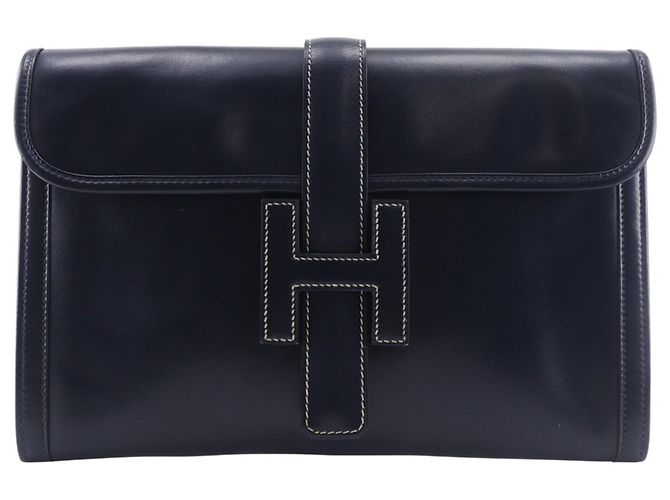 Borsa Clutch Jige PM di Hermès Blu navy