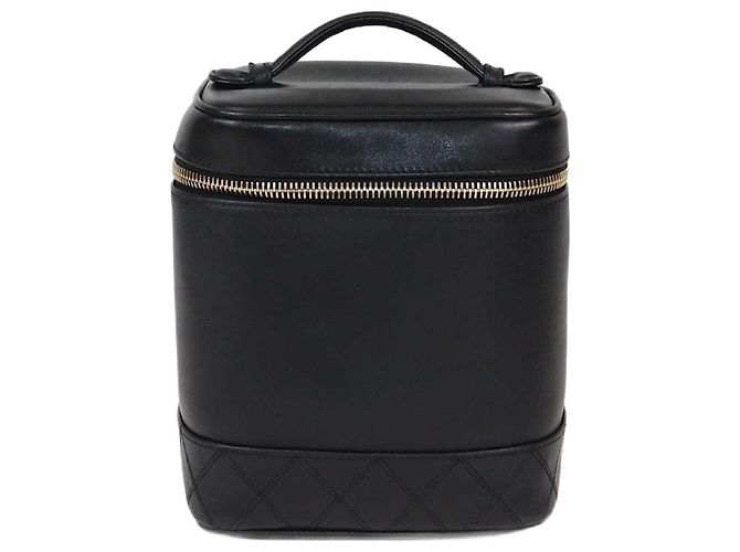 Vanity Beauty case vintage nera Chanel Nero