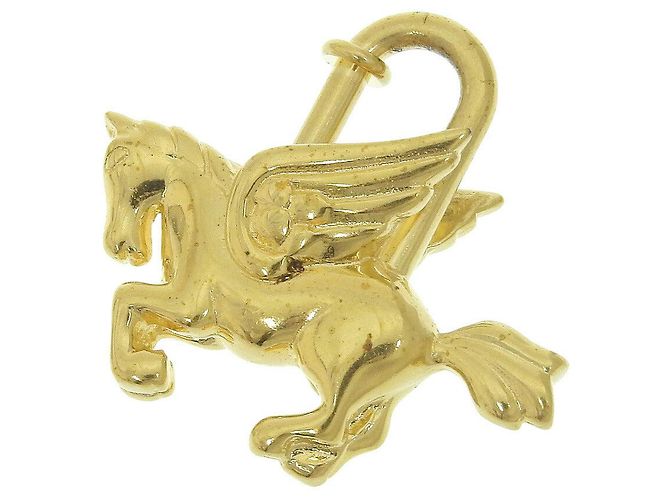 Pingente Cadena Pegasus da Hermès Dourado Metálico