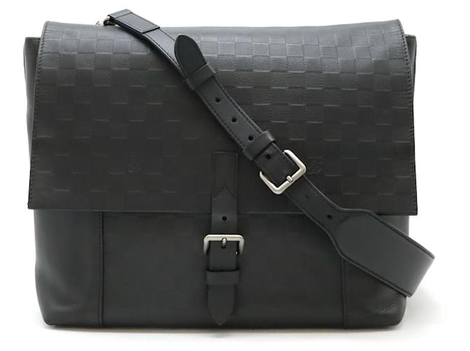 Louis Vuitton Damier Infini Loft 2way Briefcase N41483 Black Leather  ref.2473276