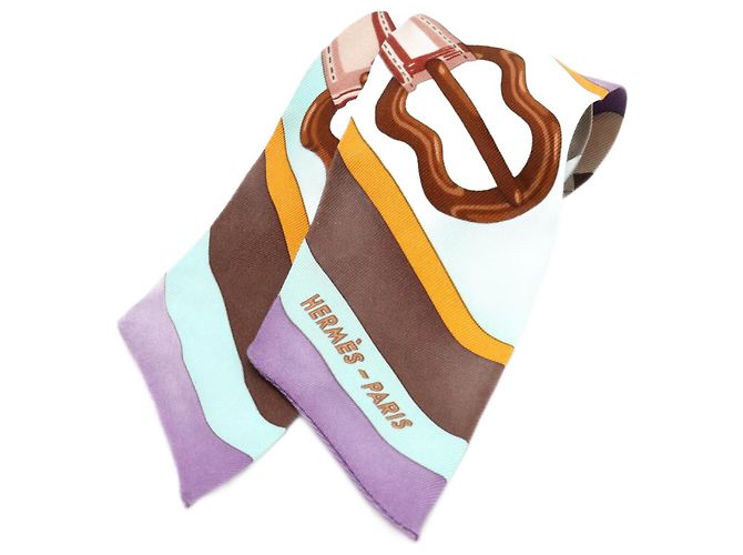 Foulard Twilly 100% Seta Hermès Coaching Multicolore 