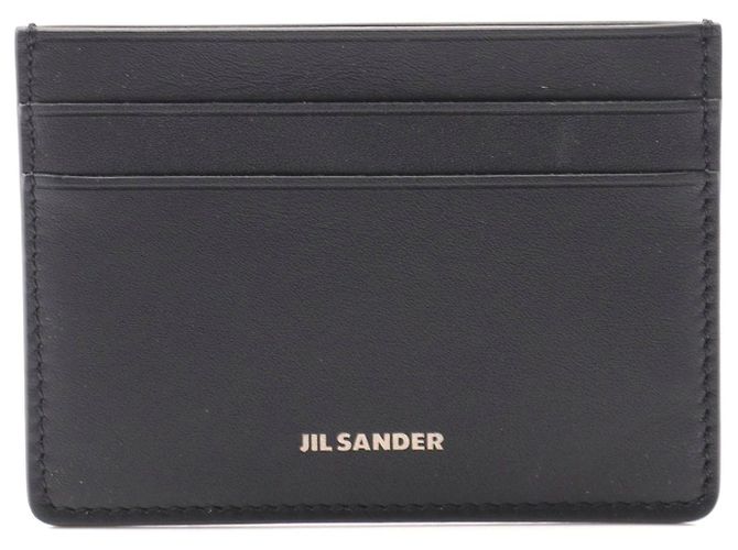 Jil Sander Leather Card Case Black