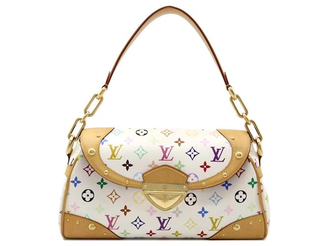 Louis Vuitton Monogram Multicolore Beverly Shoulder Bag M40203 White Cloth  ref.2473854