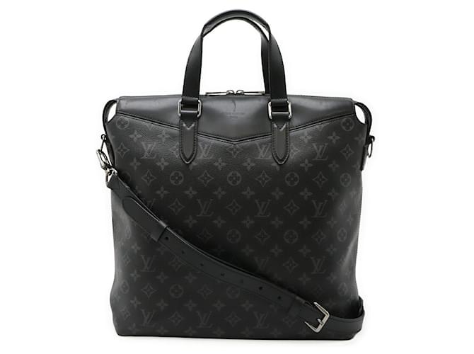Louis Vuitton Monogram Eclipse Tote Explorer Briefcase Black Cloth  ref.2474172