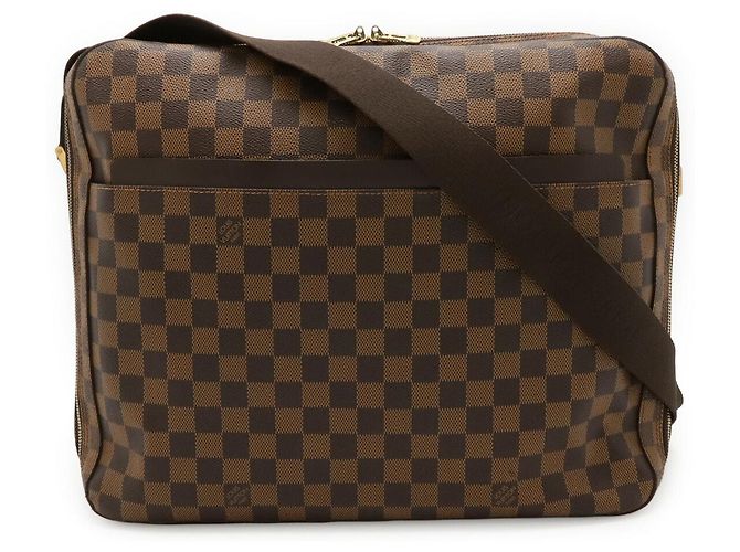 Sac messager Damier Dorsoduro Louis Vuitton Marron