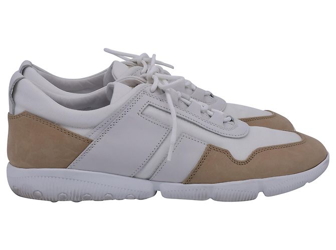 Sneakers bicolore Tod's in tela bianca Multicolore